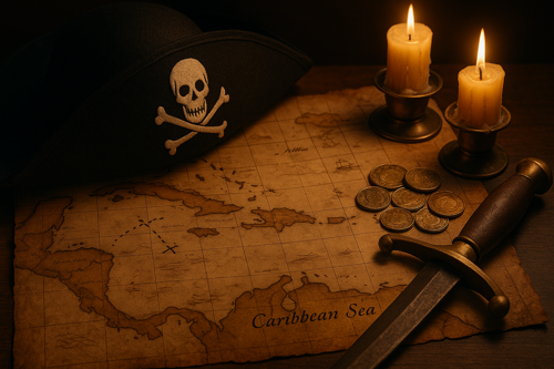 On the Trails of the Pirates: Legends of the Caribbean Sea
